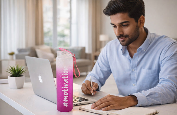 Glass Colorful Portable Unbreakable Water Bottle