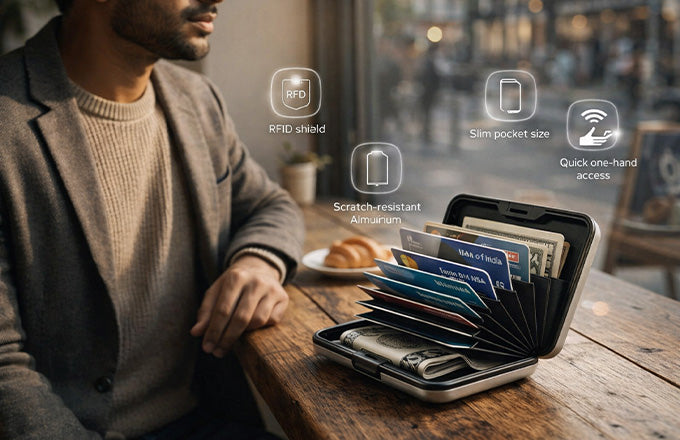 Aluminum Card Holder Wallet