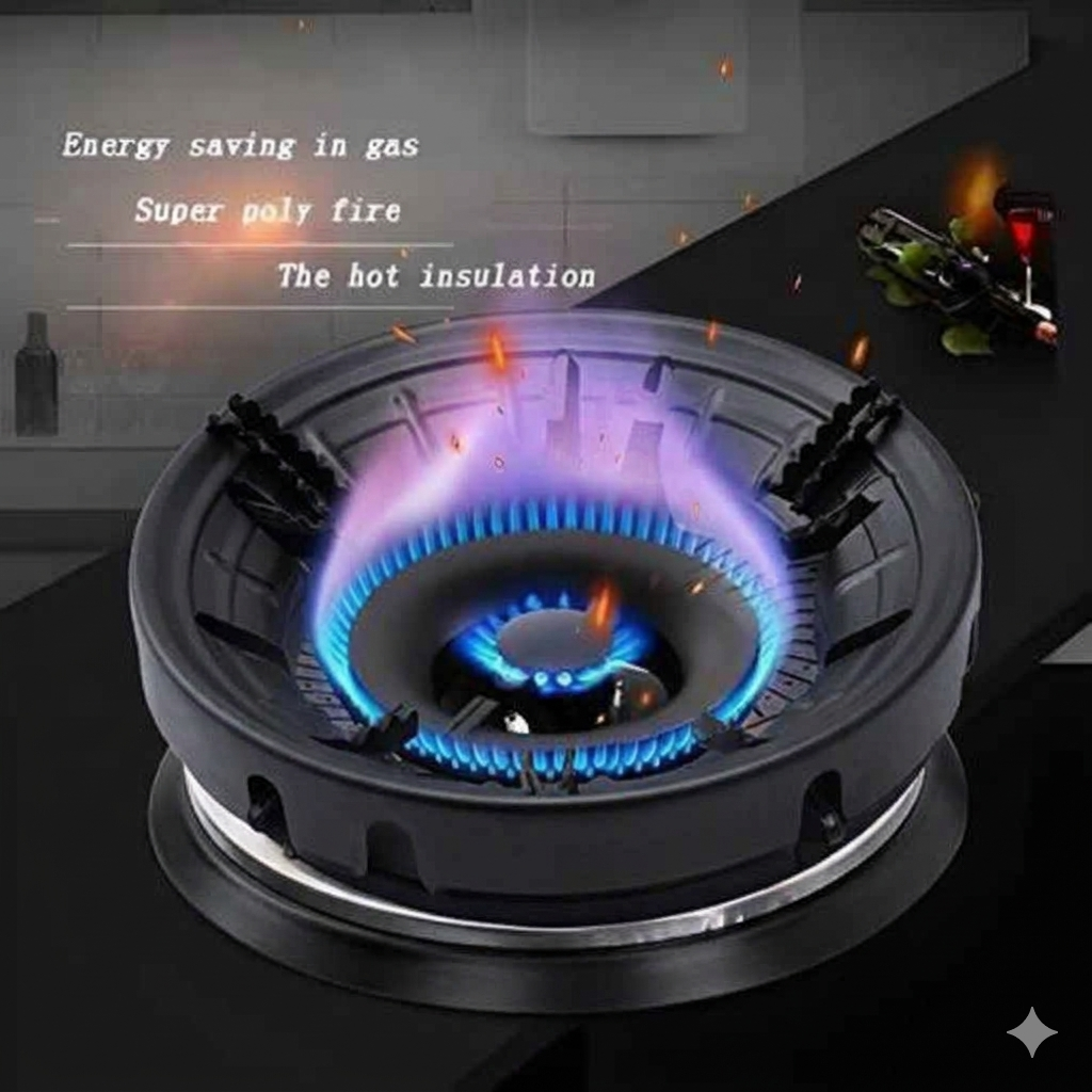 Gas Saver Stand Burner For Home Gas Stove Fire - Pack of 2