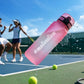 Glass Colorful Portable Unbreakable Water Bottle