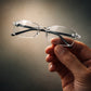 Rimless Adaptive Power Reading Glasses for Clear Vision