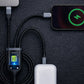 3-in-1 Fast Charging Nylon Braided Cable with 3A Output
