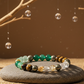 Money Magnet Bracelet – Certified Healing Crystals for Wealth & Prosperity | Citrine, Pyrite & Green Aventurine | Attract Money, Good Luck & Abundance | Original Crystal Bracelet for Men & Women